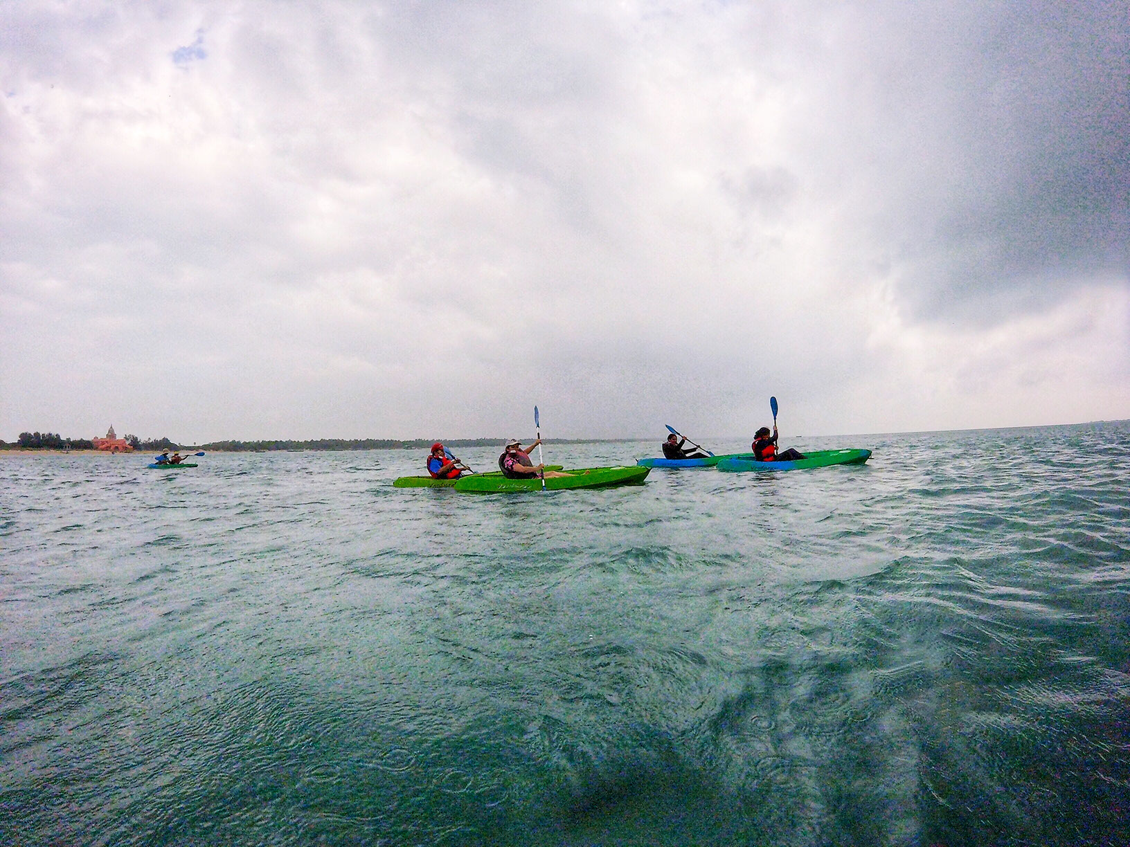 Kayaking in the Gulf of Mannar in Rameshwaram