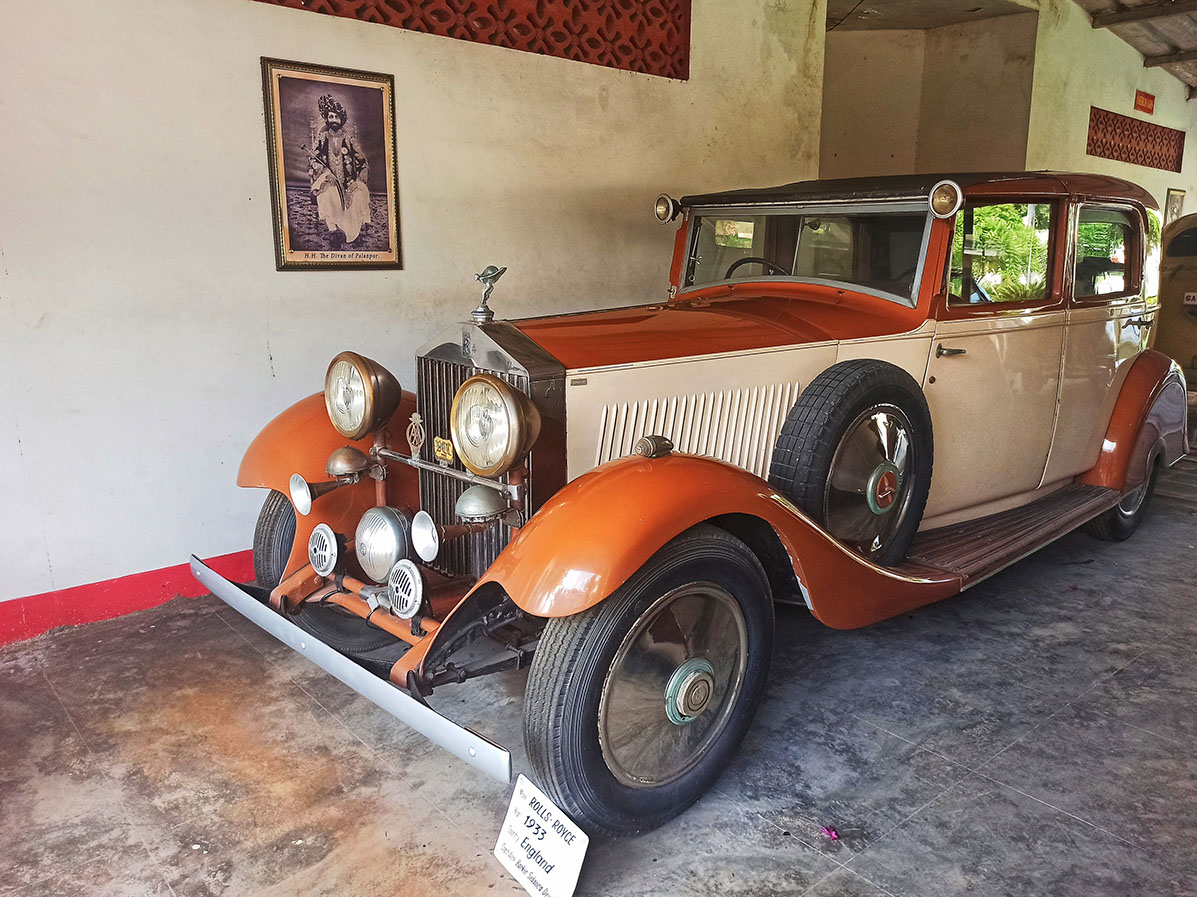 1933 Rolls Royce built by Barker displayed at the vintage car museum Ahmedabad