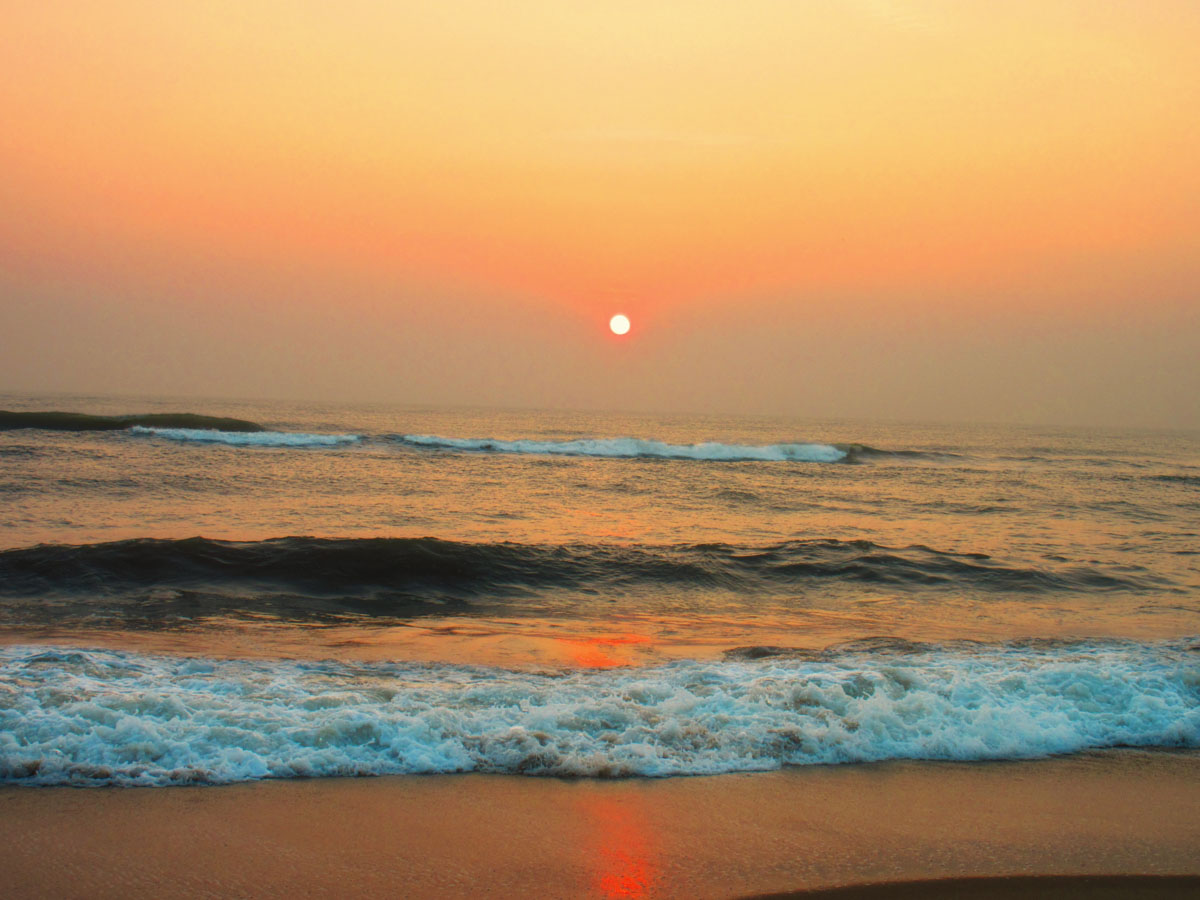 Silver Beach is an offbeat location even though not far away from Pondicherry