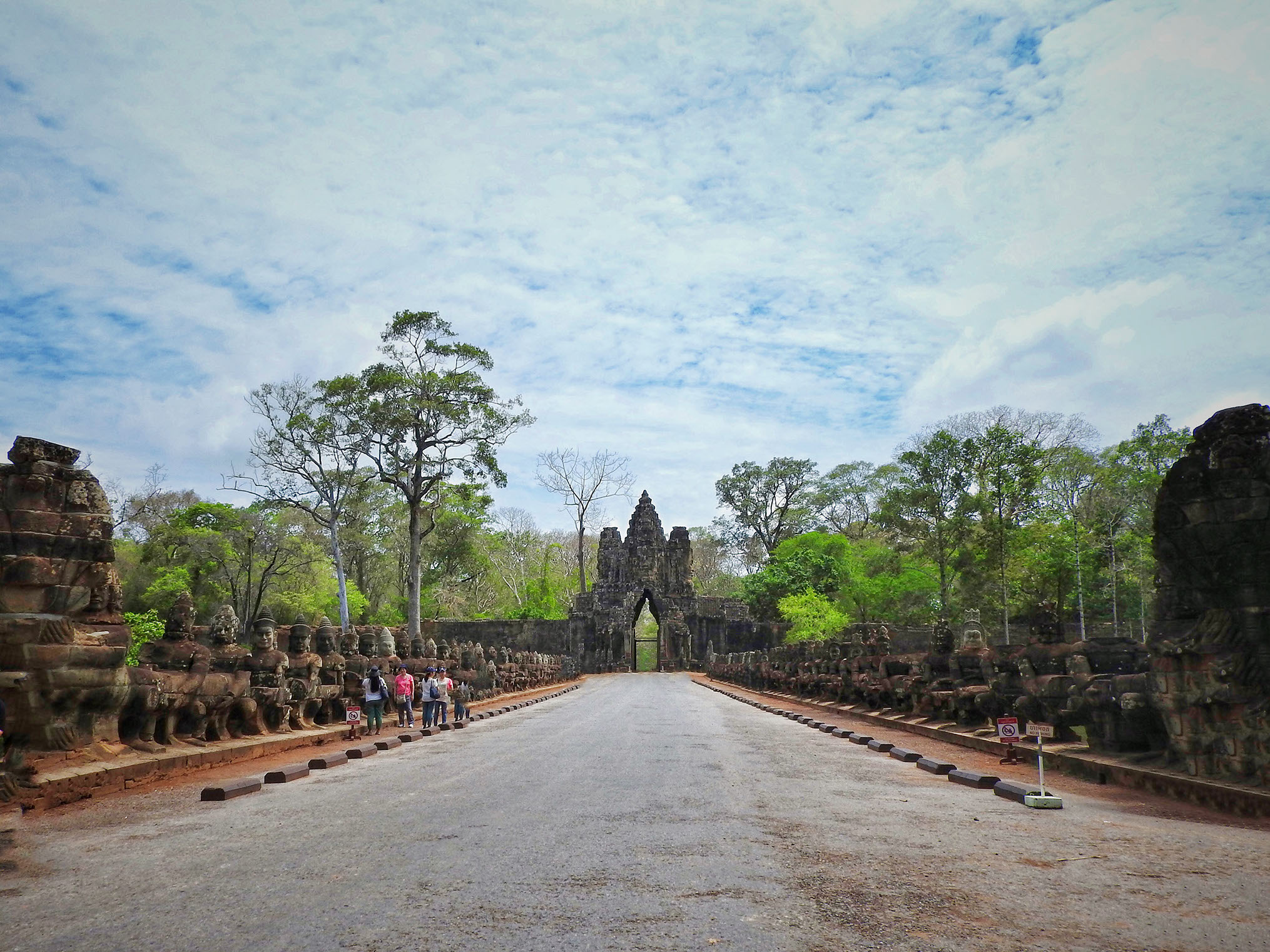 The South Gate of Angkor Thom in Siem Reap