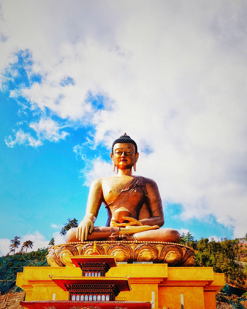 Buddha Dordenma Statue in Thimphu Bhutan