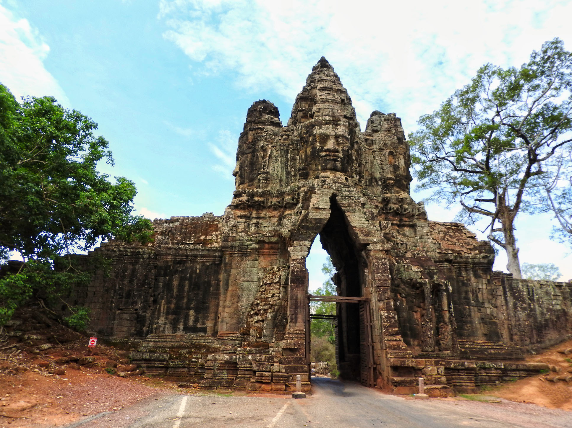 North Gate of Angkor Thom known as Thvear Ta Nok