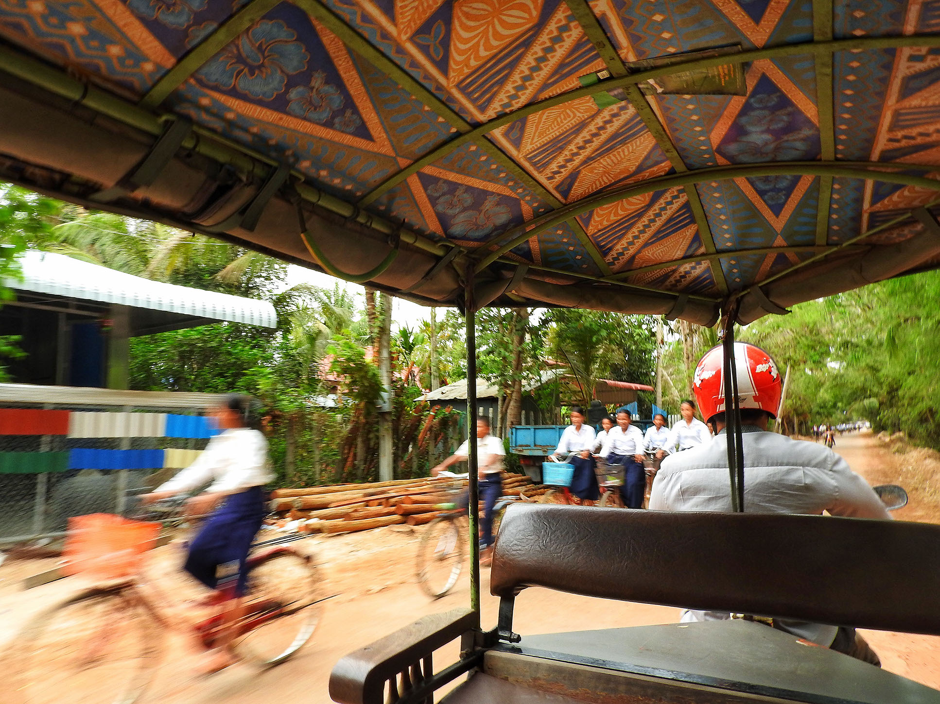 A tuk-tuk ride in Siem Reap is perfect for an exhilarating experience of the city