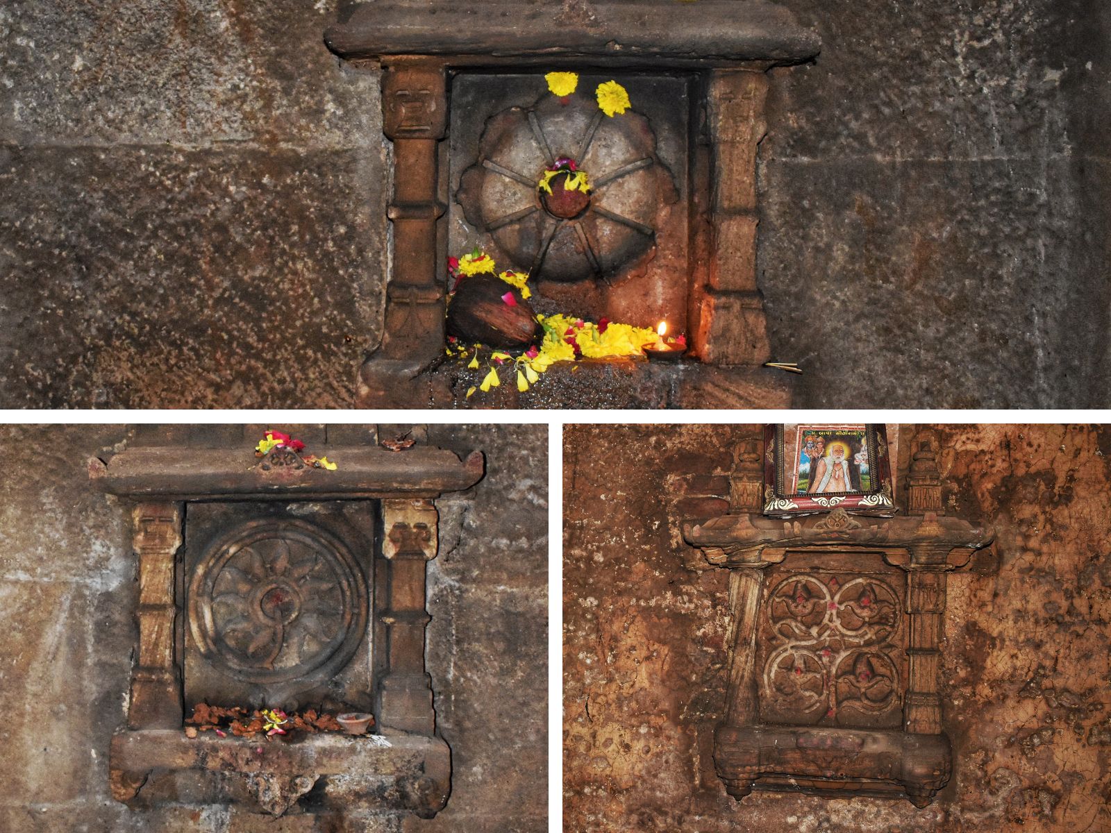 Jharokhas of Vidyadhar ni Vav display carvings of Shivalinga and other scenes