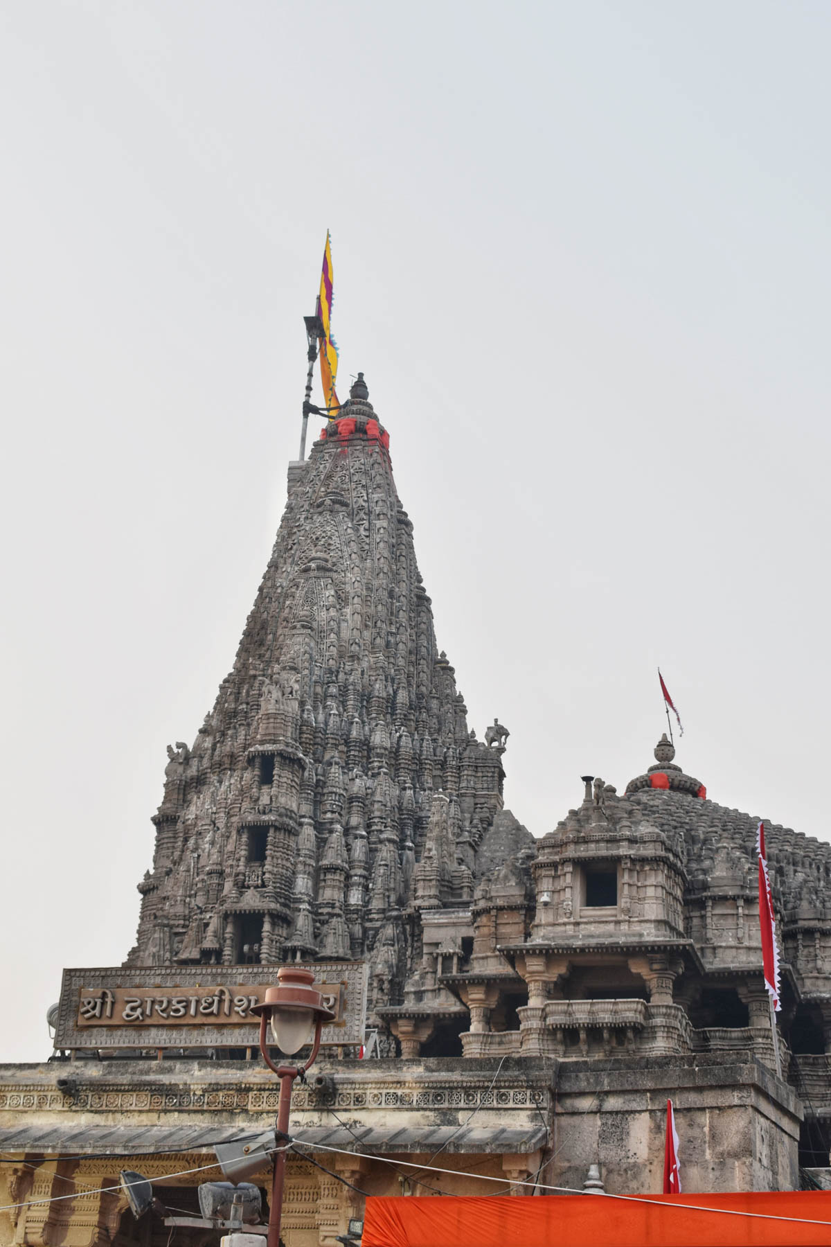 The grandeur of centuries-old Shri Dwarkadhish Temple, also known at 'Jagat Mandir'