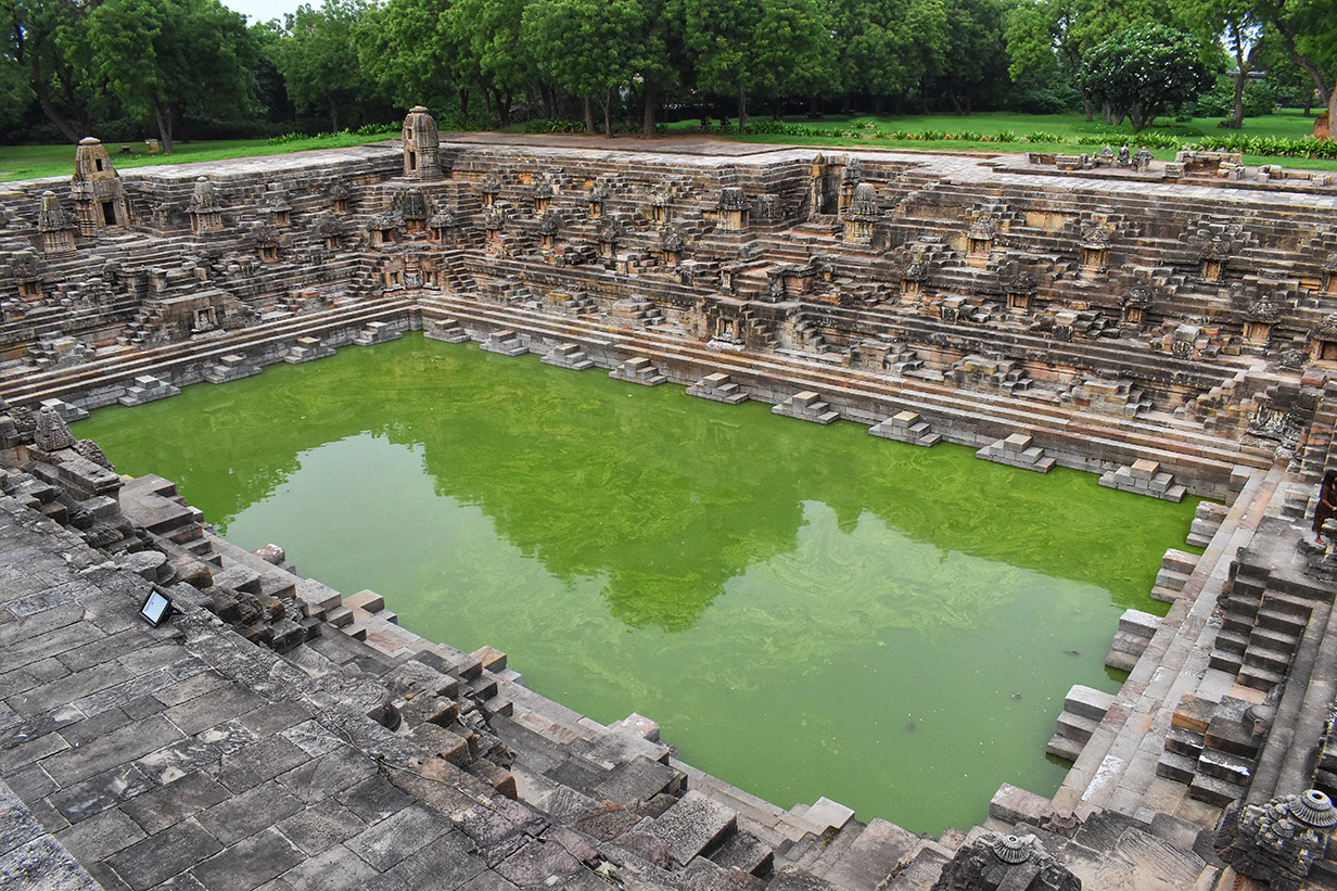 Surya Kund was the first structure built at Modhera Sun Temple