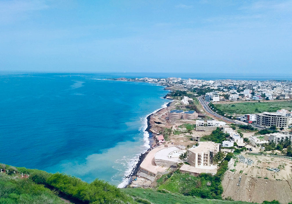Long coastline of Dakar offers spectacular beaches all the way to Pointe des Almadies.