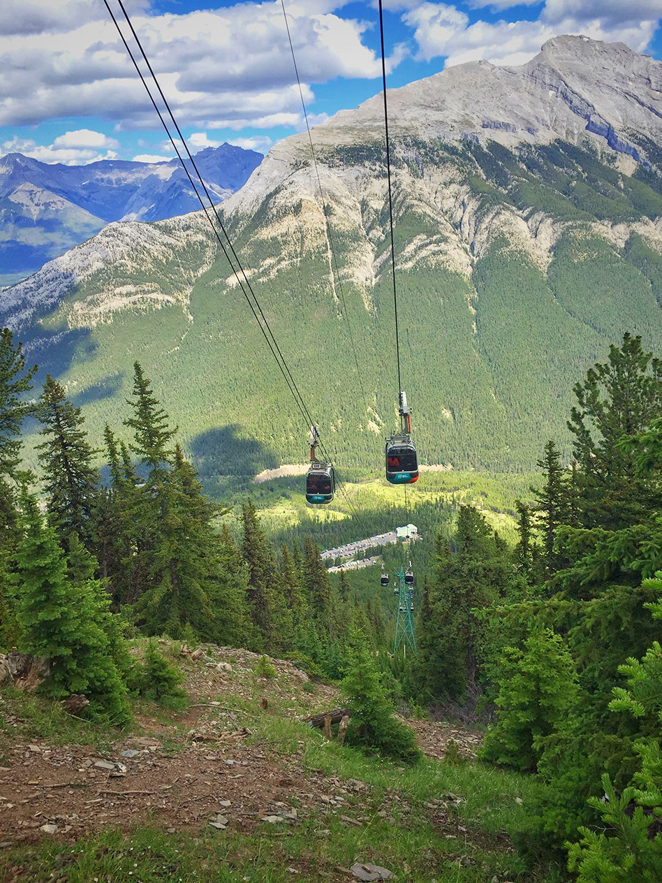  Banff Gondola ride from the base to the summit of Sulphur Mountains