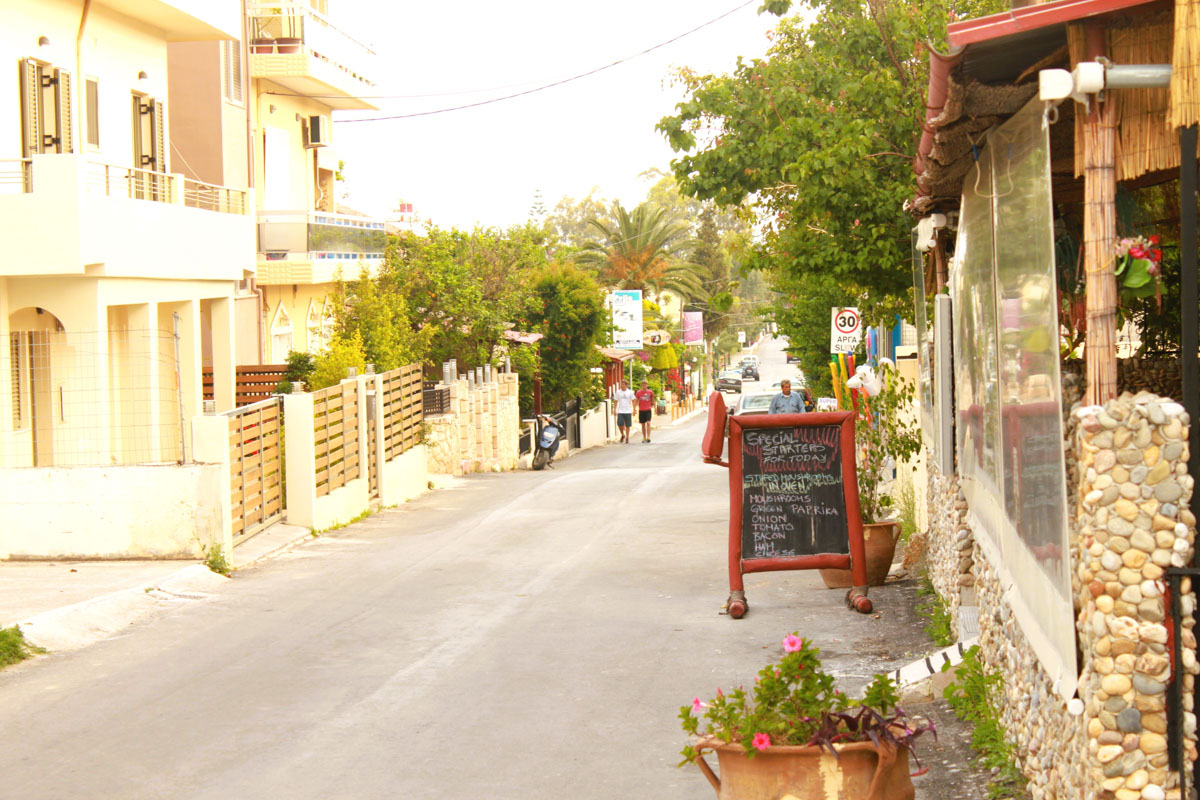 A typical charming Chania street