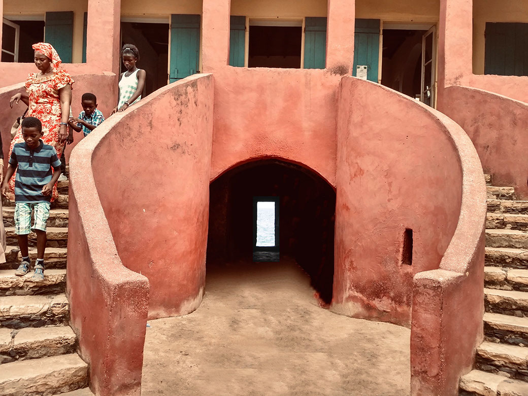 Door of No Return at Maison des Esclaves on Goree Island Africa