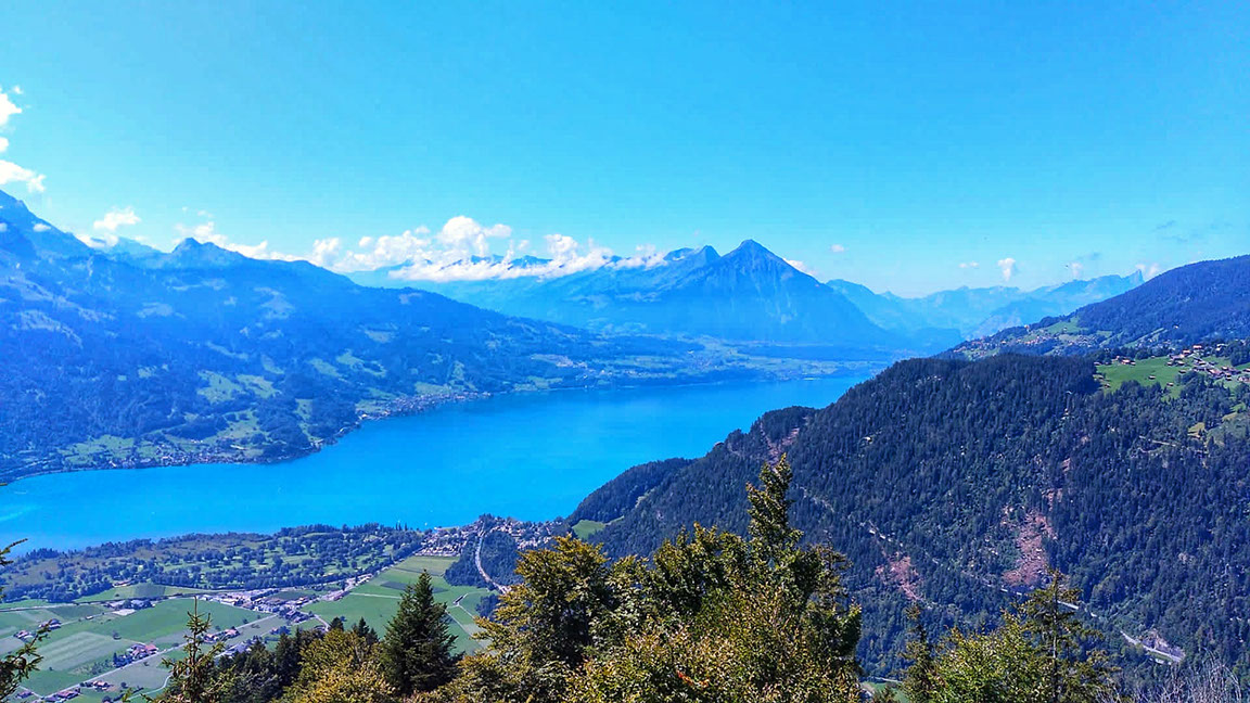 A view from Interlaken peak is a spectacular sight of a piece of heaven on earth