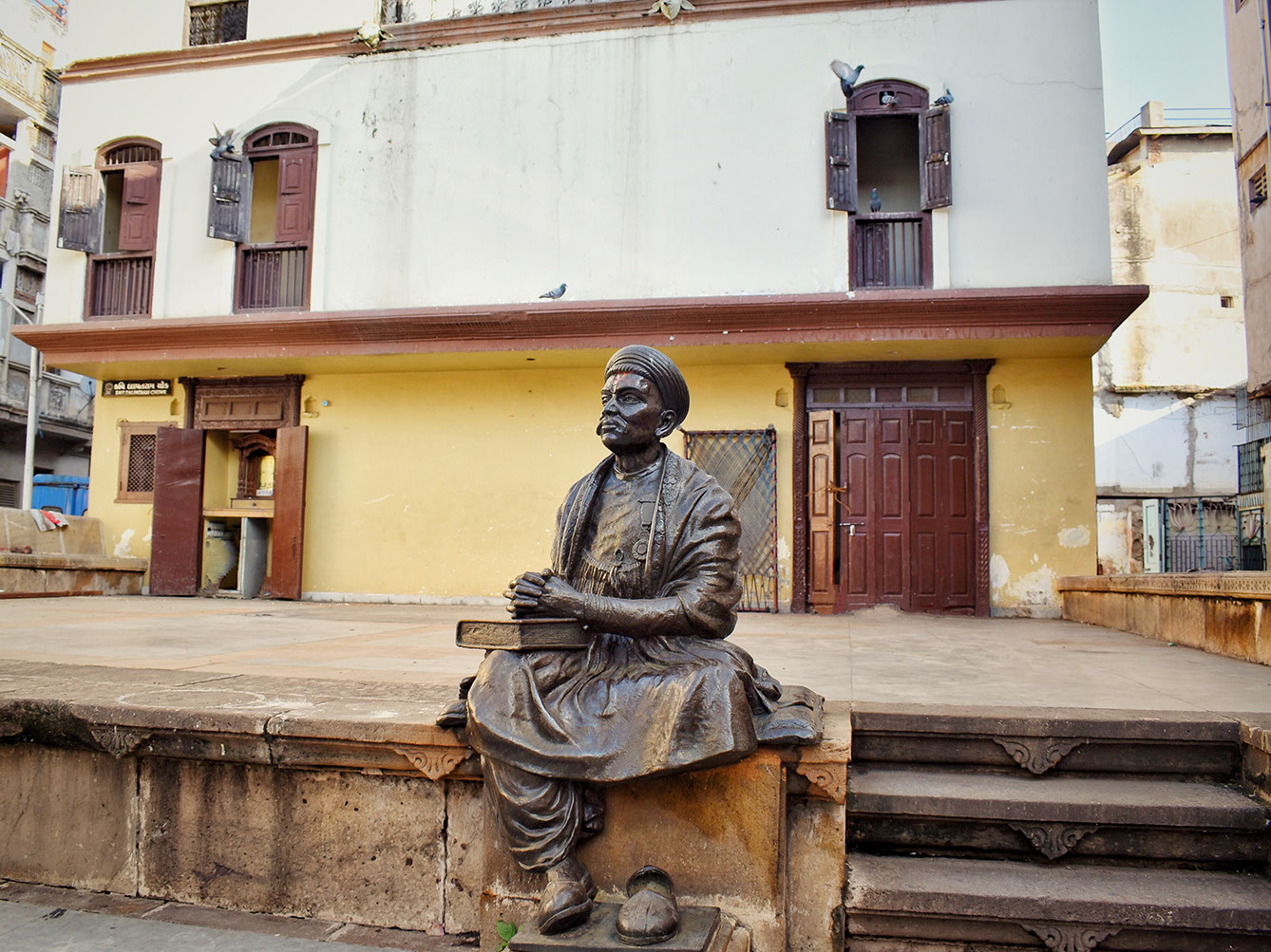 Statue of Kavi Dalpatram is a live memorial