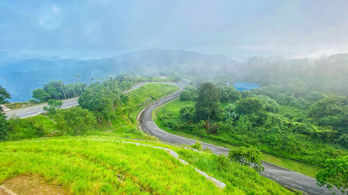 Gunung Raya peak provides a breathtaking view of the surrounding landscape