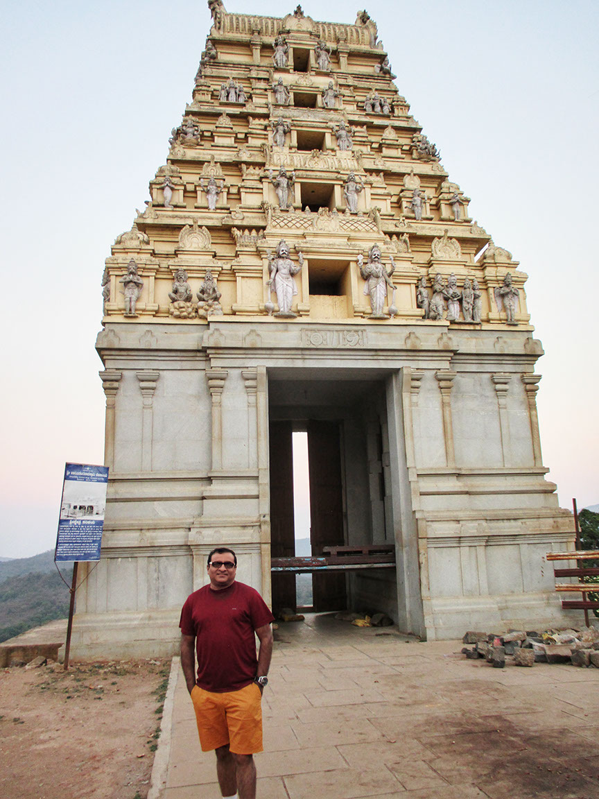 Gopuram of Biligiriranganatha Swamy Temple at 5,000 feet altitude