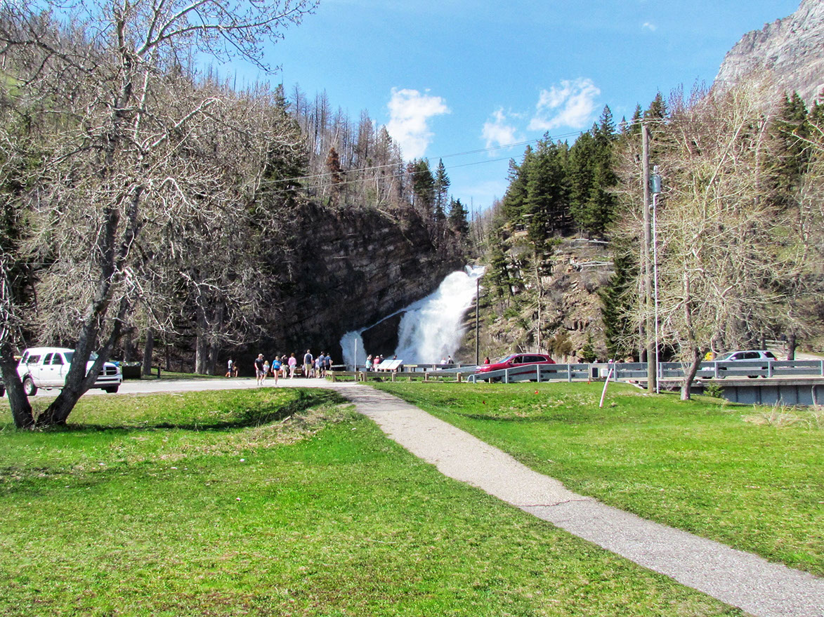 Cameron Falls is one of Waterton's most well-known and photographed attractions.
