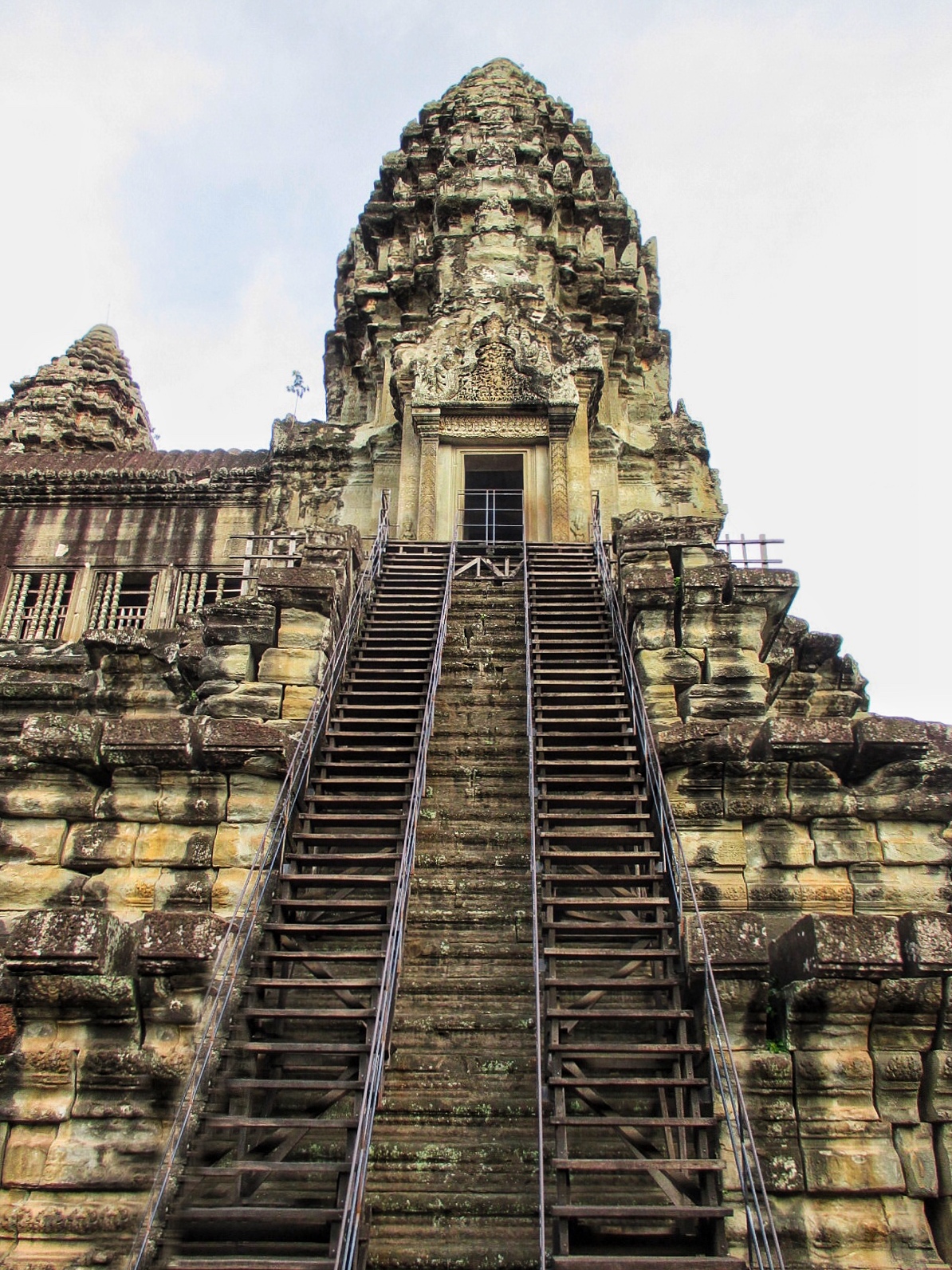 The central tower of Angkor Wat symbolizes Mount Meru